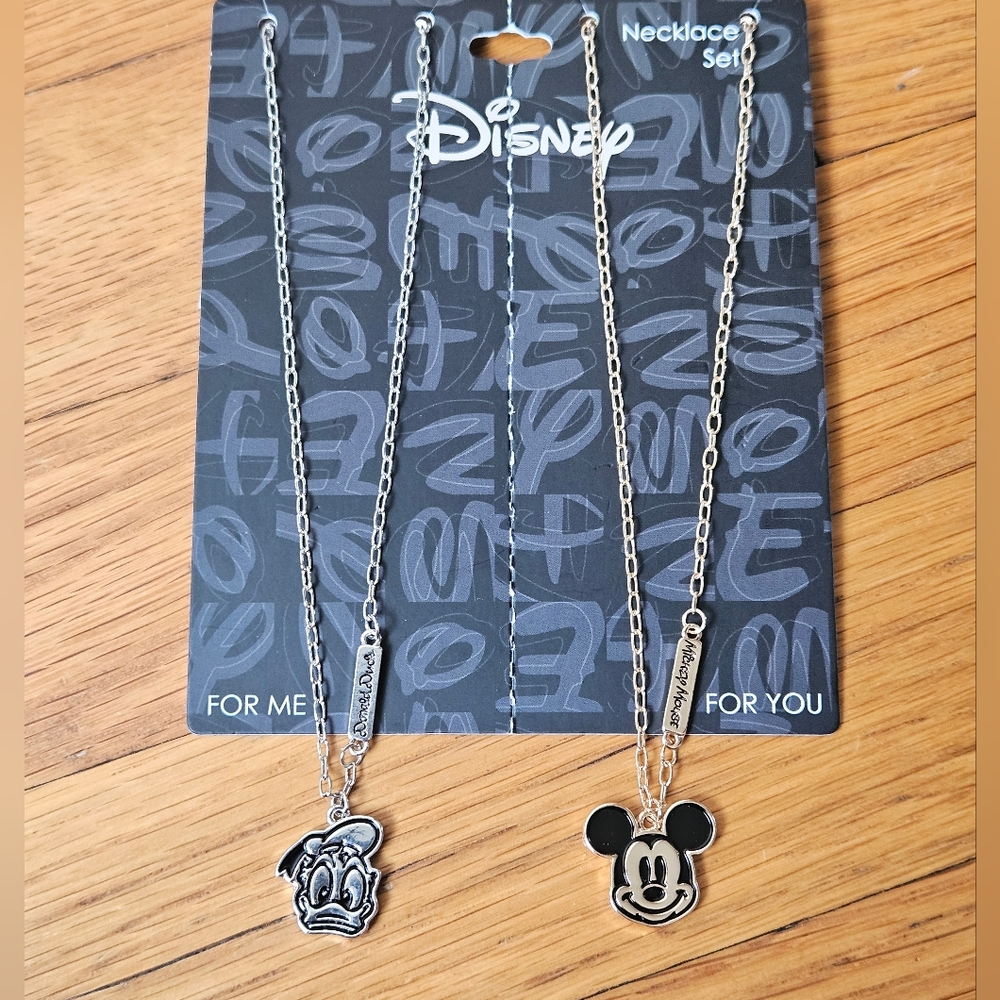 Disney Donald Duck & Mickey Mouse Bestie Necklace Set - Picture 10 of 10